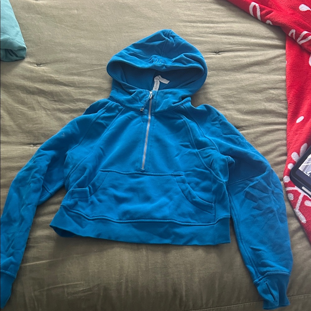 Lululemon Athletica Teal Zip-Up Hoodie